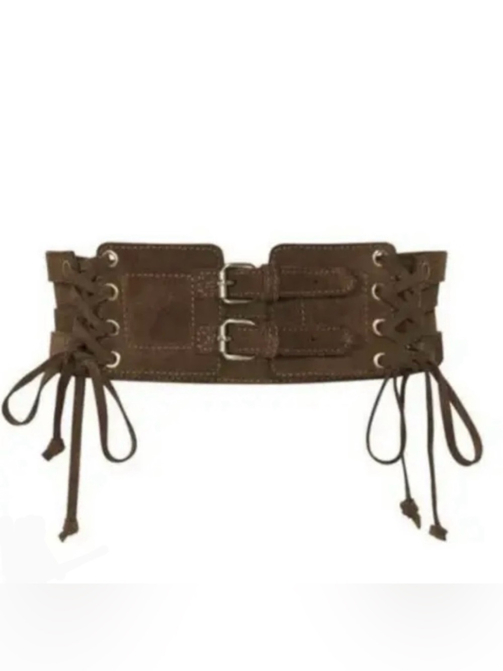 Spell Josephine Suede Leather Lace Up Belt